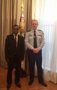 Thani Mohamed et le général Lizurey