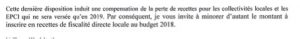 Foncier Coupe budget des communes
