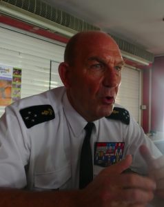 Le général Lambert Lucas rencontrait la presse locale