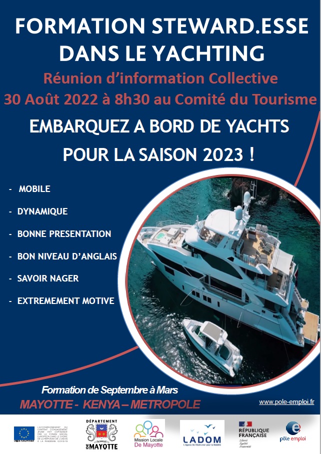 Steward, Pôle emploi, Mayotte