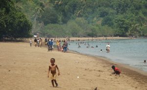 Baignade du jour de l'an à Musical Plage