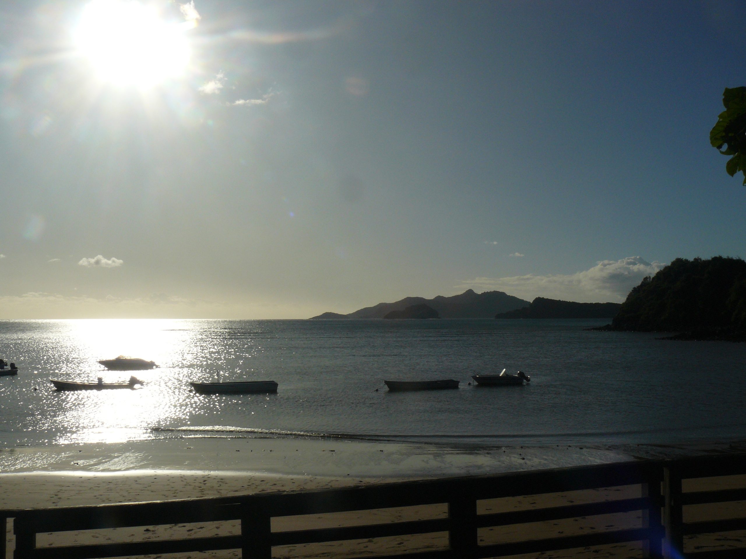 Mayotte, soleil, bateau,