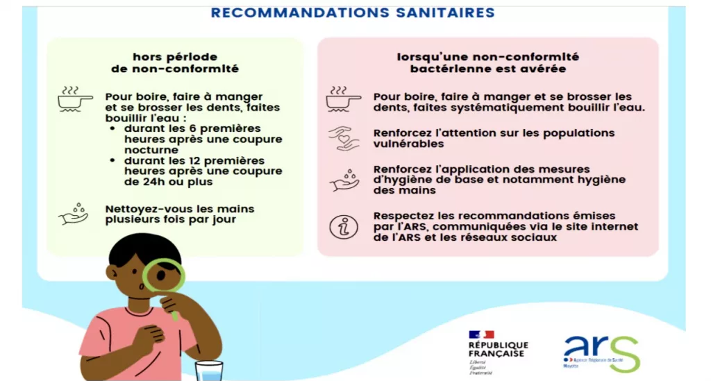 La sanità pubblica francese valuta le malattie legate all’acqua e i virus respiratori