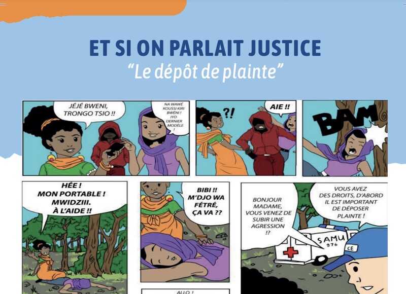 Plainte, justice, Mayotte