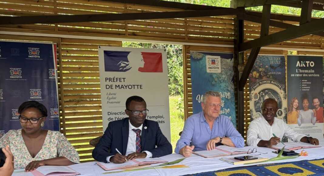 Mayotte, tourisme, convention, AaDTM, Préfecture de Mayotte, DREETS, AKTO,