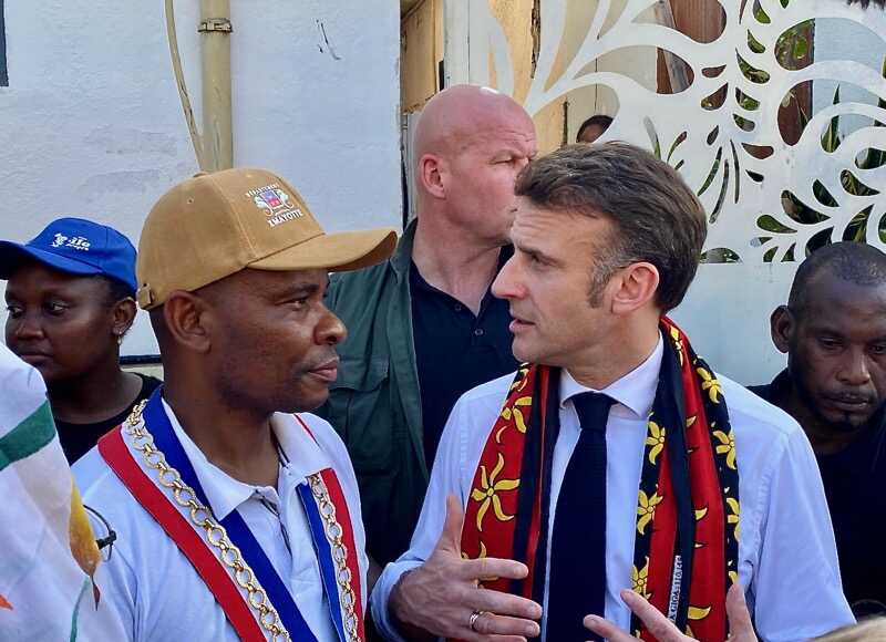 Emmanuel Macron, Mayotte, Chido,