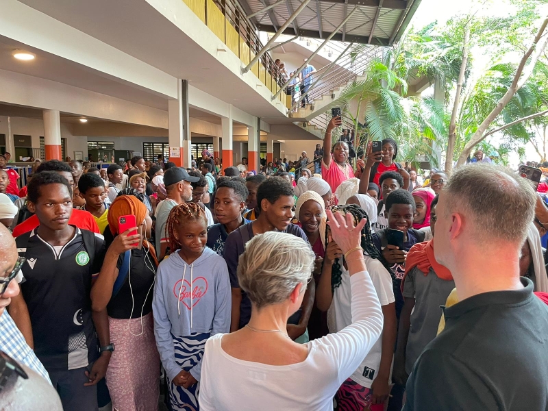 Elisabeth Borne, visite, rentrée scolaire