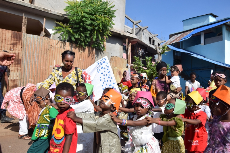 carnaval, Koungou, fête, masques, développement durable