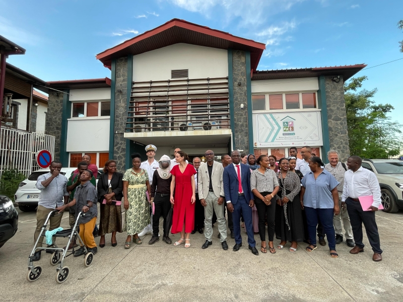 Mayotte, visite officielle, Charlotte Parmentier-Lecocq, handicap, autonomie,