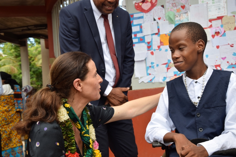 Mayotte, visite officielle, Charlotte Parmentier-Lecocq, handicap, autonomie,