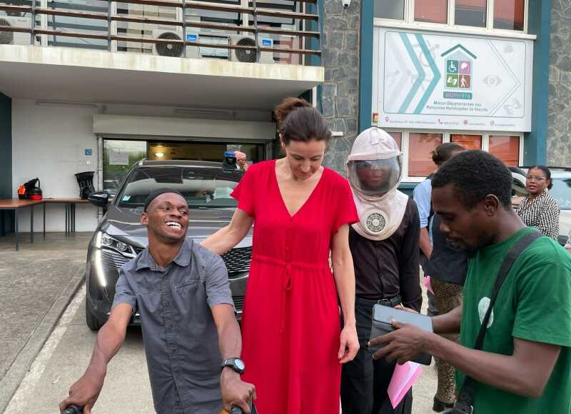 Mayotte, visite officielle, Charlotte Parmentier-Lecocq, handicap, autonomie,