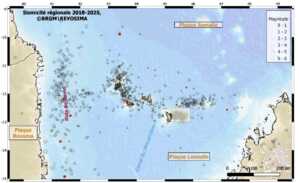 Mayotte, volcan, activité sismo-volcanique, fani Maoré, 