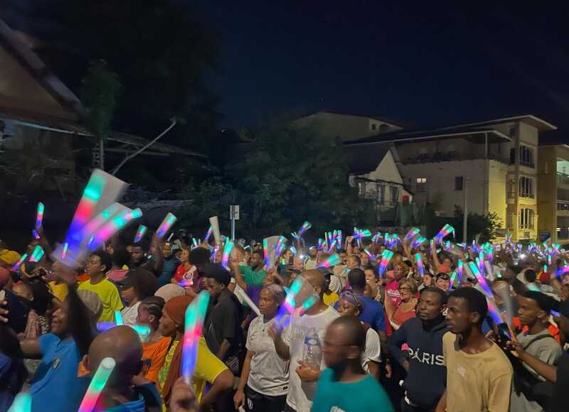 Mamoudzou by night, course, marche, trail