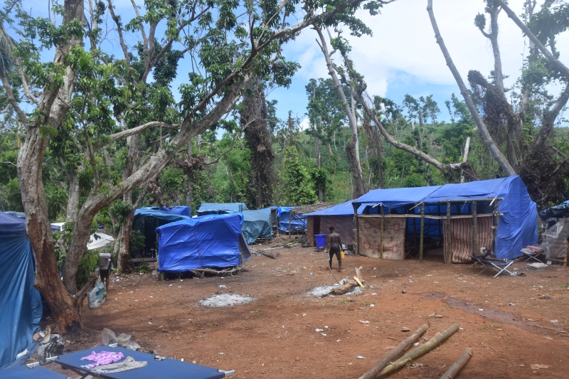 campement, Tsoundzou, exilés