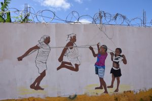 Art, fresque murale, jeunesse, histoire, mémoire, Kawéni