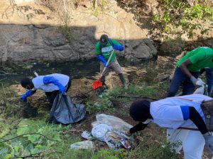 Communauté Congolaise de Mayotte, Mayotte Nature Environnement, nettoyage, rivière, Mtsapéré, Mayotte