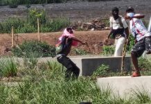 Violences à Kawéni : les affrontements se poursuivent Mayotte, Kawéni, Lycée des Lumières, affrontements, jeunes, bandes,