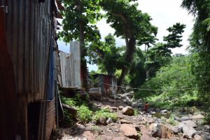 Passamaïnty, Gouloué, quartier, cases, tôle, Mayotte