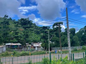 Passamaïnty, Gouloué, quartier, cases, tôle, Mayotte