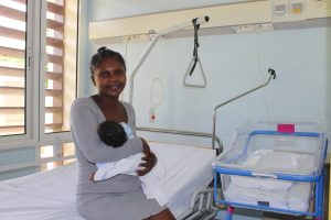 Mayotte, Mramadoudou, CHM, unité d'hospitalisation mère enfant,