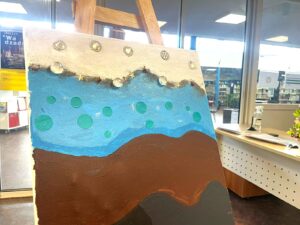 Acfav, tableau, peinture, femmes, violences, exposition.