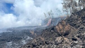 La Réunion, éruption, Piton de la fournaise, 