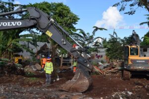 Combani, décasage, Kiyama, Kingia, chantier, Mayotte, préfet, Tsingoni