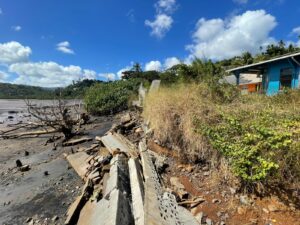 Mangajou, école maternelle, érosion, littoral, Sada, Mayotte