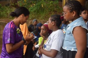 Allison Pineau, handball, sport, jeunesse, filles, Mtsangamouji, Mayotte