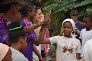 Allison Pineau, handball, sport, jeunesse, filles, Mtsangamouji, Mayotte