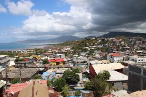 Mayotte, Mtsapéré, vue, quartier, Mamoudzou,