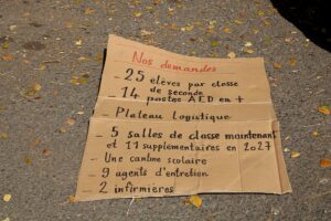 Mayotte, Lycée de la cité du Nord, manifestation, blocage, Mstangadoua, grève, rentrée scolaire, rectorat,